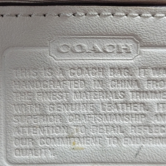 Coach Vintage Signature C Soho Cream Mini Bag - Picture 7 of 11